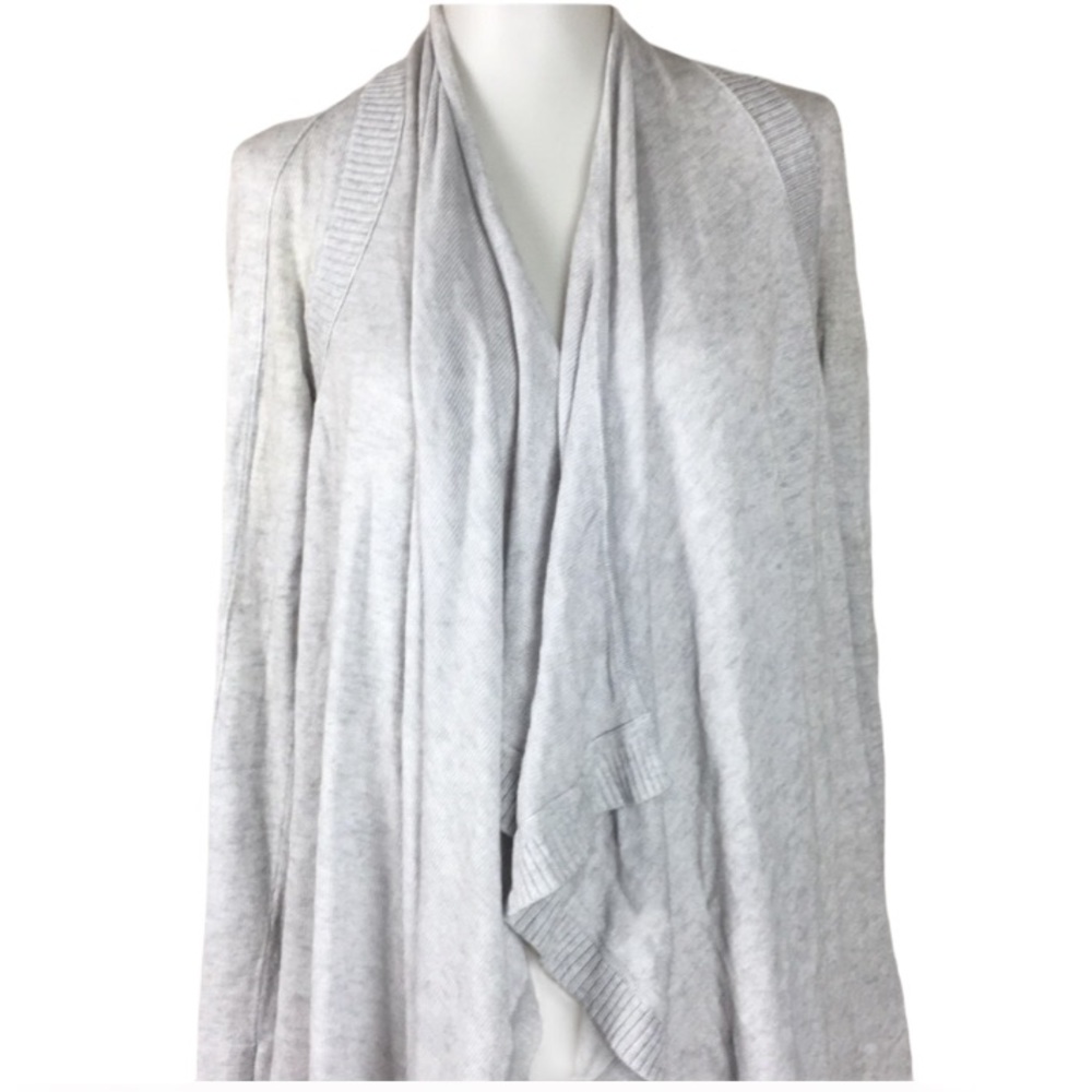 Lululemon Cardigan grey open knit